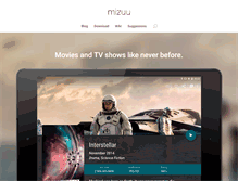 Tablet Screenshot of mizuu.tv
